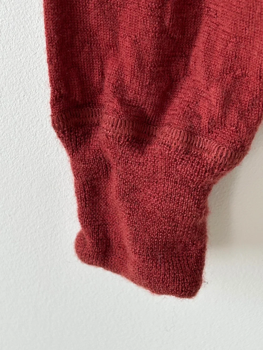 J. Crew 100% Merino Wool Rust Crewneck Sweater